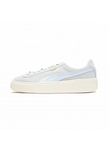 Sports Trainers for Women Puma Suede Platform Light grey