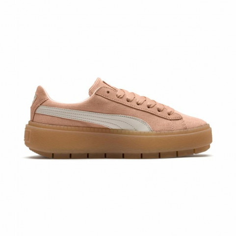 Women's casual trainers Puma Platform Trace Corduroy Orange