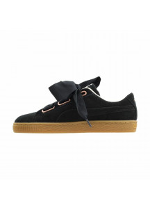 Sports Trainers for Women Puma  Basket Heart Corduroy Black