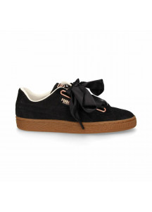 Sports Trainers for Women Puma  Basket Heart Corduroy Black