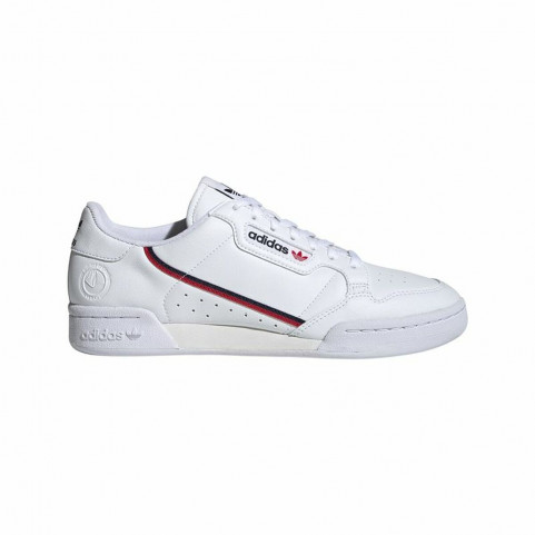 Unisex Casual Trainers Adidas Continental 80 Vegan White