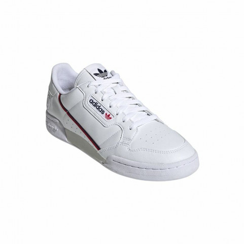 Unisex Casual Trainers Adidas Continental 80 Vegan White