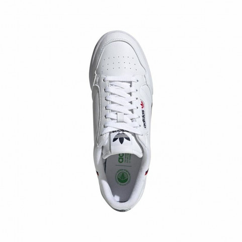 Unisex Casual Trainers Adidas Continental 80 Vegan White