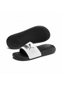 Flip Flops for Children Puma Popcat 20 White Black