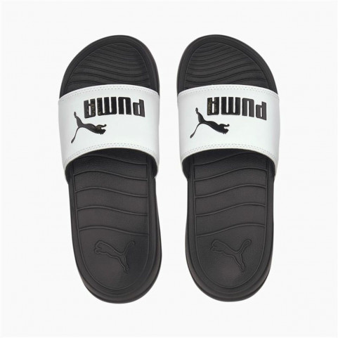 Flip Flops for Children Puma Popcat 20 White Black