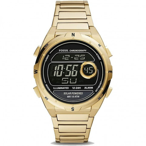 Men's Watch Fossil EVERETT SOLAR DIGITAL (Ø 45 mm)