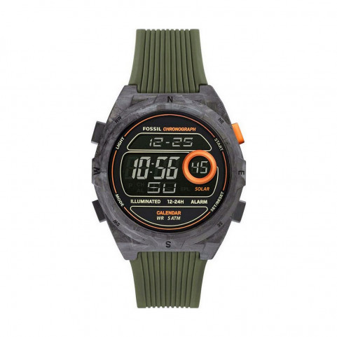 Men's Watch Fossil EVERETT SOLAR DIGITAL (Ø 45 mm)