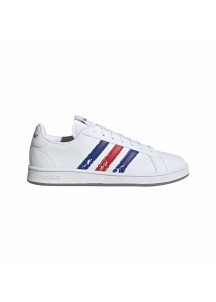 Men’s Casual Trainers Adidas Grand Court Base Beyond Red Blue White