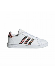 Sports Shoes for Kids Adidas Grand Court Print White