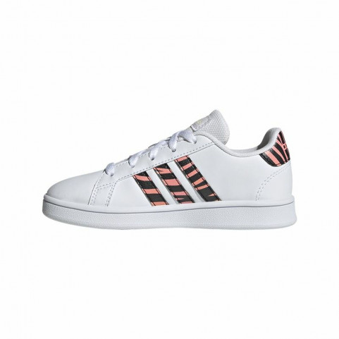 Sports Shoes for Kids Adidas Grand Court Print White