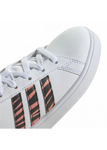 Sports Shoes for Kids Adidas Grand Court Print White