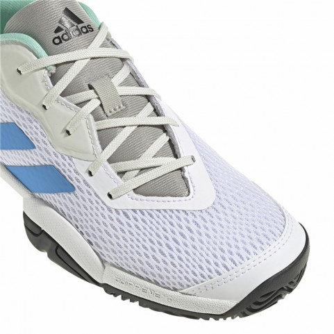 Sports Shoes for Kids Adidas Barricade  White