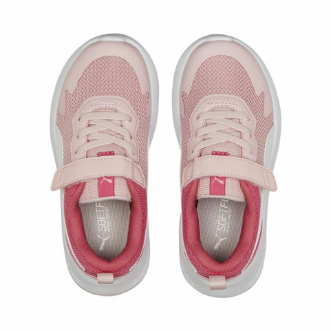 Sports Shoes for Kids Puma Evolve Run Mesh Pink White