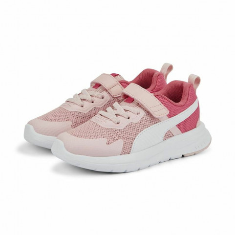 Sports Shoes for Kids Puma Evolve Run Mesh Pink White