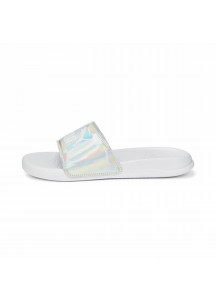 Women's Flip Flops Puma Popcat 20 Iridescent White