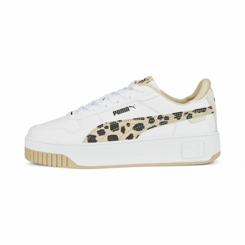 Sports Trainers for Women Puma Carina Street Animal  White