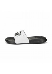 Men's Flip Flops Puma Popcat 20 Logo Power White Black