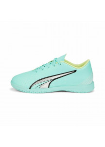 Children's Indoor Football Shoes Puma Ultra Play It Aquamarine