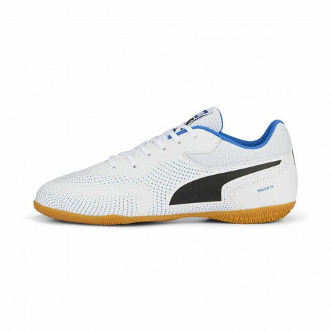 Children's Indoor Football Shoes Puma Truco Iii White