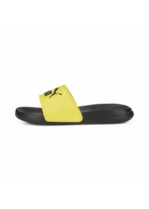 Flip Flops for Children Puma Popcat 20 Black Yellow