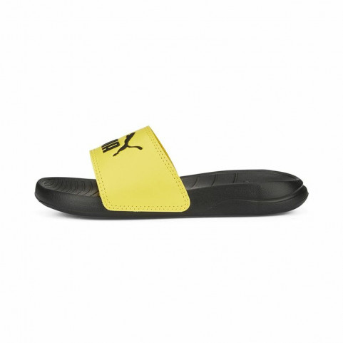 Flip Flops for Children Puma Popcat 20 Black Yellow