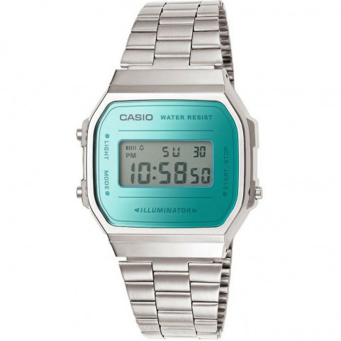 Men's Watch Casio ICONIC Silver Blue (Ø 36 mm)