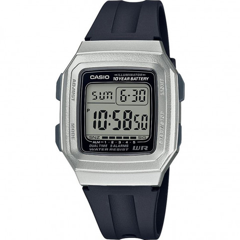 Men's Watch Casio F-201WAM-7AVEF Black Grey (Ø 38 mm)