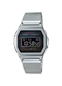 Men's Watch Casio A1000M-1BEF Black Silver