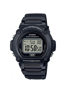 Unisex Watch Casio W-219H-1AVEF Black