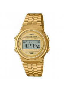 Unisex Watch Casio A171WEG-9AEF Golden Vintage