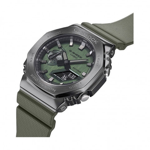 Men's Watch Casio G-Shock OAK METAL COVERED - Green (Ø 44,5 mm) (Ø 45 mm)