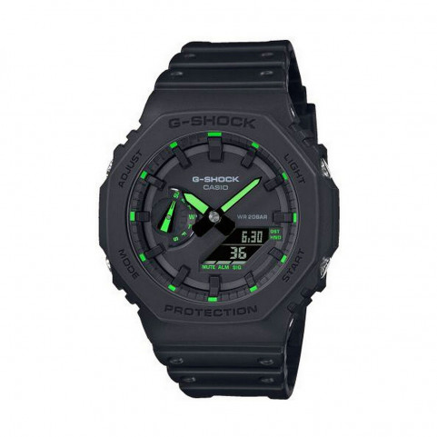 Men's Watch Casio G-Shock OAK - Neon Green Index (Ø 45 mm)