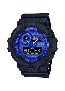 Men's Watch Casio G-Shock GA-700 Collection BLUE PAISLEY Serie (Ø 53 mm)