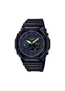 Men's Watch Casio G-Shock OAK COLLECTION VIRTUAL RAINBOW SERIE Black (Ø 45 mm)