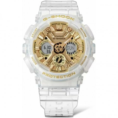 Ladies' Watch Casio G-Shock CLASSIC SKELETON GOLD ACCENT (Ø 46 mm)