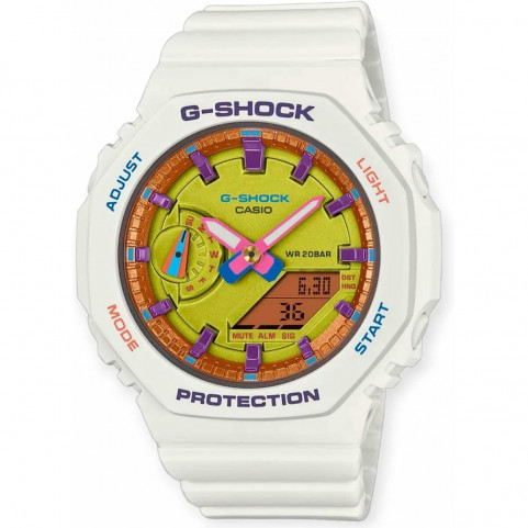 Ladies' Watch Casio G-Shock BRIGHT SUMMER WHITE (Ø 43 mm)