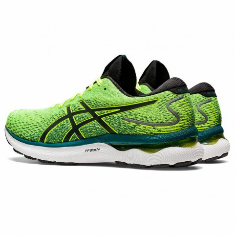 Running Shoes for Adults Asics Gel-Nimbus 24 Lime green