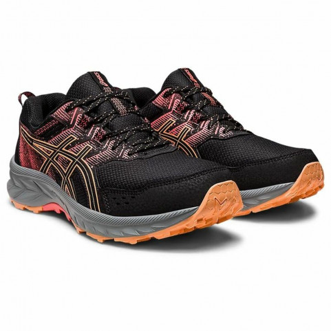 Sports Trainers for Women Asics Gel-Venture 9 Black Orange