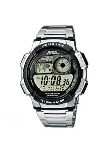 Unisex Watch Casio AE-1000WD-1AVEF Digital Acrylic Silver Black