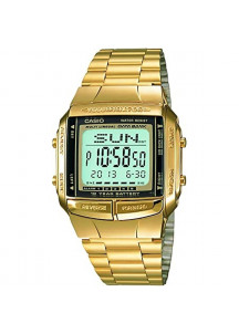 Men's Watch Casio DATABANK Golden (Ø 38 mm)