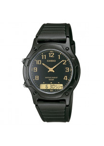 Unisex Watch Casio AW-49H-1BVEF Black (Ø 39 mm)