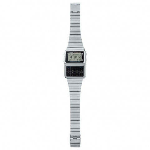 Unisex Watch Casio DATABANK CALCULATOR STEEL - Matt case Grey