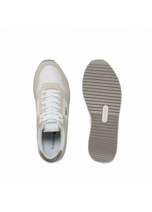 Men’s Casual Trainers Lacoste Partner Piste Leather Beige