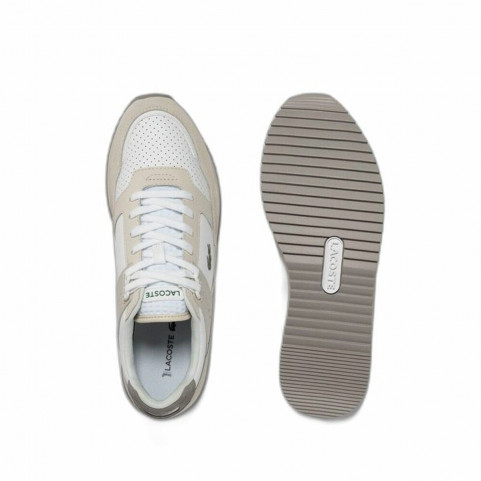 Men’s Casual Trainers Lacoste Partner Piste Leather Beige