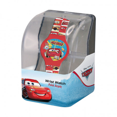 Infant's Watch Cartoon CARS - PLASTIC BOX (Ø 32 mm)