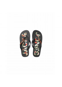 Men's Flip Flops Jack & Jones FWLOGO PALM PRINT 12230642 Black