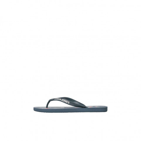 Men's Flip Flops Jack & Jones FWLOGO PALM PRINT 12230642 Navy Blue