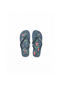 Men's Flip Flops Jack & Jones FWLOGO PALM PRINT 12230642 Navy Blue