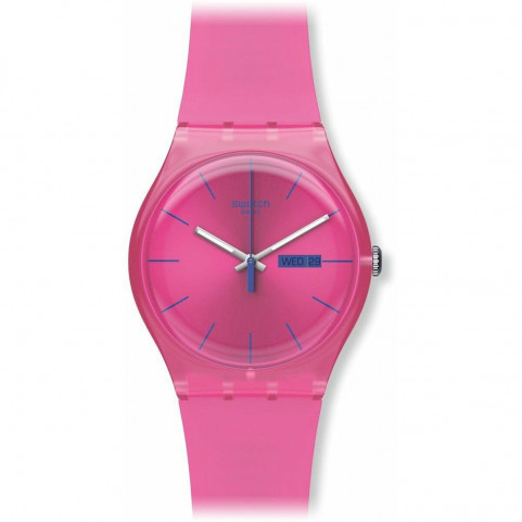 Ladies' Watch Swatch PINK REBEL (Ø 41 mm)