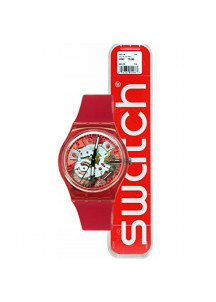 Men's Watch Swatch ROSSO BIANCO (Ø 34 mm)